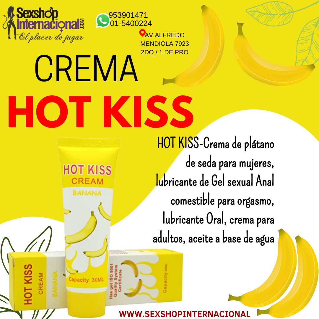 LUBRICANTE CREMA SABOR PLATANO ANAL VAGINAL